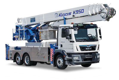 Autokran für schwere Frachten oder weite Auslagen