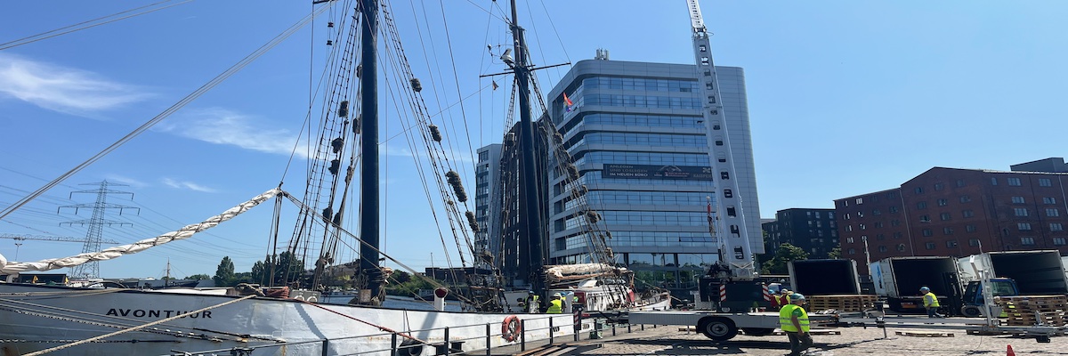 Schiffentladung Hamburg